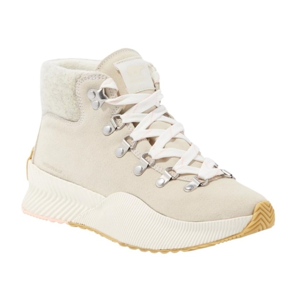 Sorel Out N About III Conquest Women 7 Chalk Sea Salt Waterproof NL4435-191 Boot - Picture 2 of 12